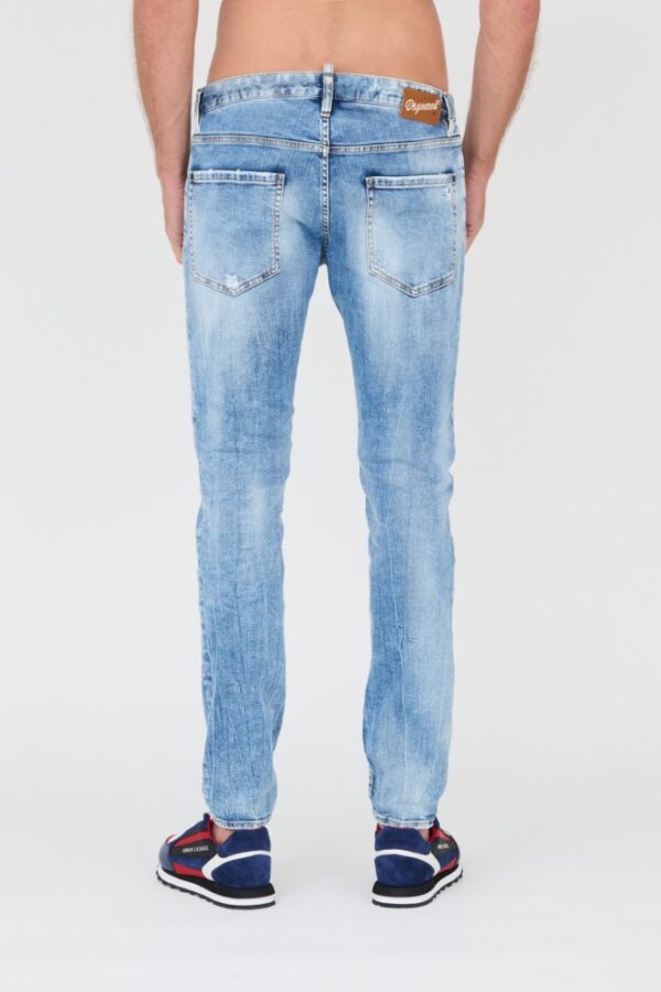 DSQUARED2 Niebieskie męskie jeansy Cool Guy Jean, Rozmiar 50