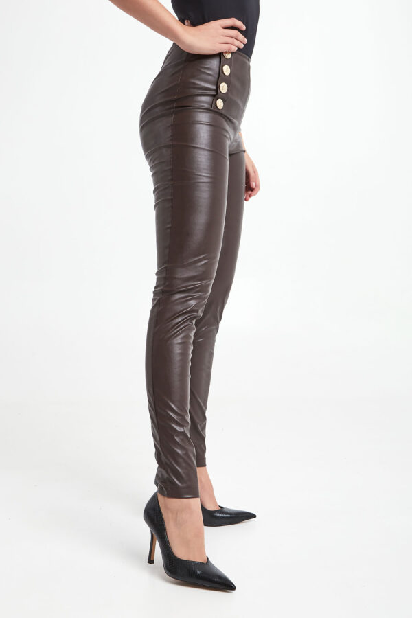 Spodnie damskie z ekoskóry BABYLON