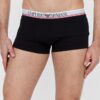 f986422a90969de7596e11ffabb447901ce0ae18 EMPORIO ARMANI Czarne i czerwone bokserki z logo 3 pack