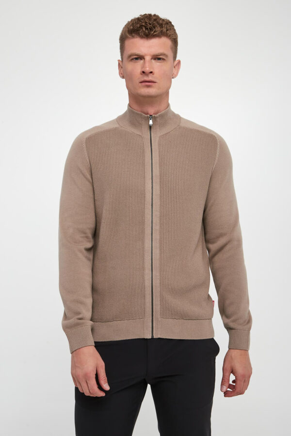 Sweter męski zapinany na zamek Olegor JOOP! JEAN