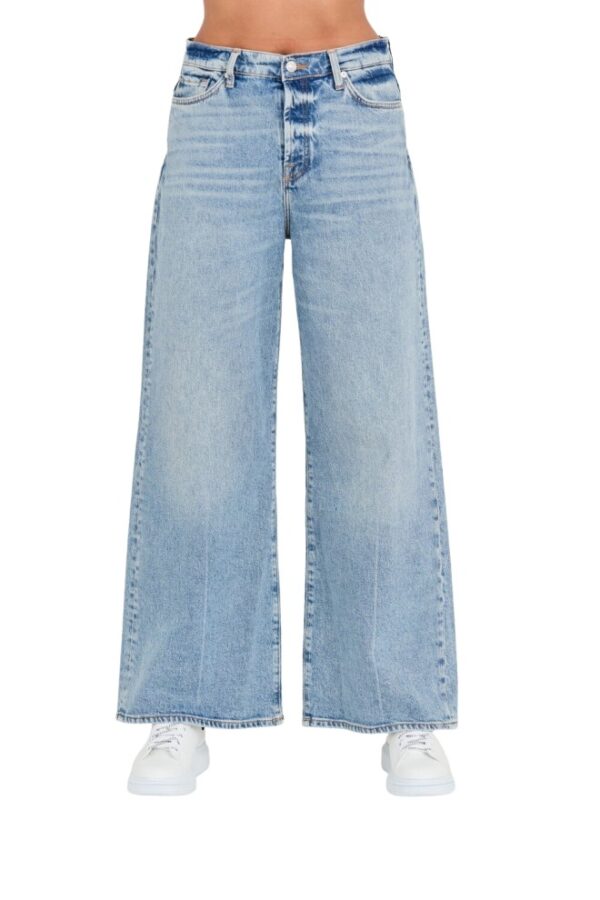 7 FOR ALL MANKIND Niebieskie damskie jeansy Zoey