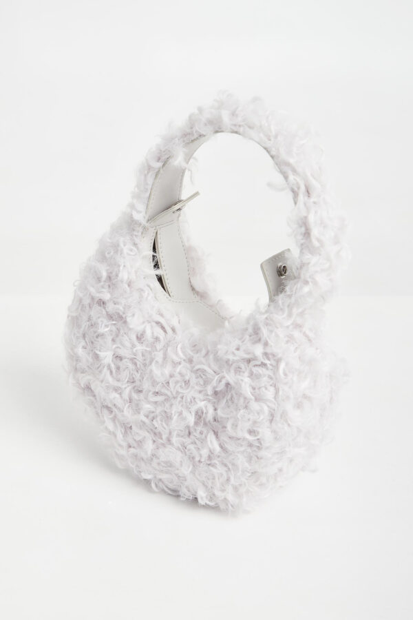 Torebka bangle z futerkiem PATRIZIA PEPE