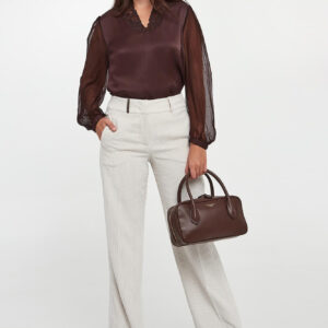 fa2e6be5a2b9ec3043ac1bc64fa44cdf72bede96 Bluzka damska z wiskozowej krepy TWINSET