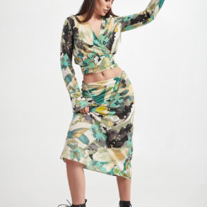 fa4468cffaf07beed2bdca91021790ea6ad0a66e Bluzka damska wiązana PATRIZIA PEPE