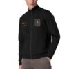 AERONAUTICA MILITARE Czarna męska bluza rozpinana