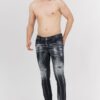 DSQUARED2 Czarne jeansy męskie super twinky jean