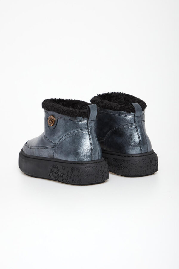 Śniegowce damskie skórzane Yoko 22 PINKO