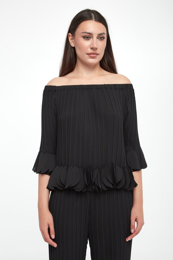Bluzka damska plisowana JOSEPH RIBKOFF