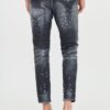 DSQUARED2 Czarne męskie jeansy Skater Jean, Rozmiar 54