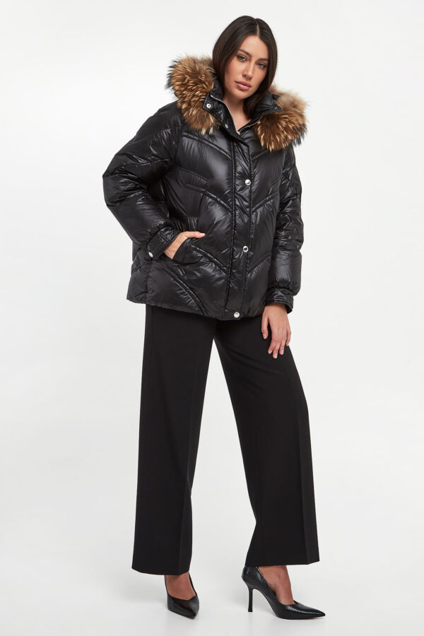 Kurtka damska z futerkiem ERMANNO FRIENZE