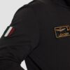 AERONAUTICA MILITARE Czarna męska bluza rozpinana