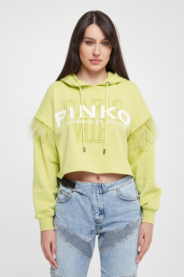 Bluza damska z piórami Avigliana PINKO