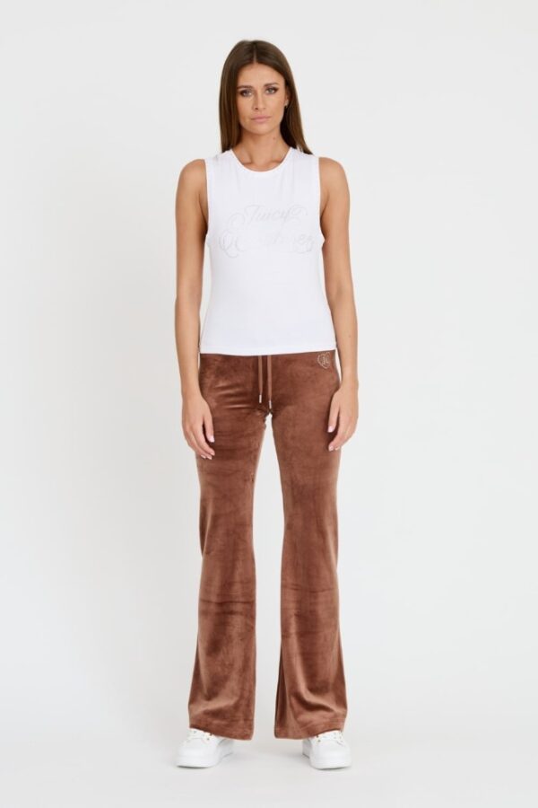 JUICY COUTURE Biały damski top Juicy Script Tank