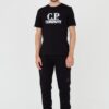 C.P. COMPANY Czarny męski t-shirt Short Sleeve