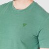 GUESS Zielony t-shirt męski z trójkątnym logo