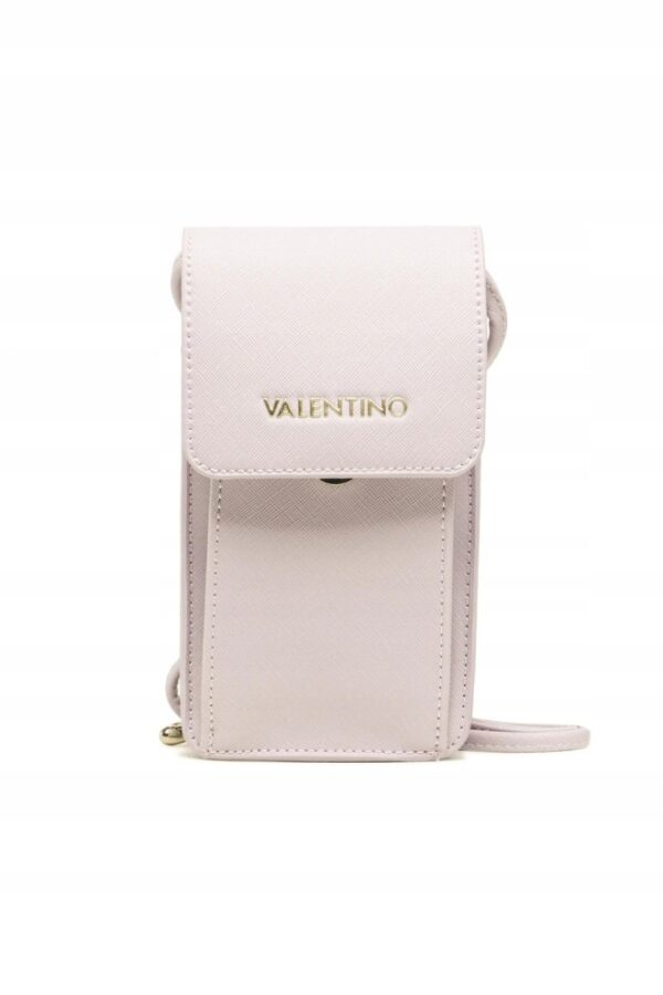 VALENTINO Kremowe etui na telefon Crossy