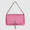 VALENTINO Różowa torebka z ozdobnym V oceania re satche