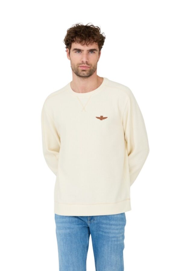 AERONAUTICA MILITARE Beżowa męska bluza