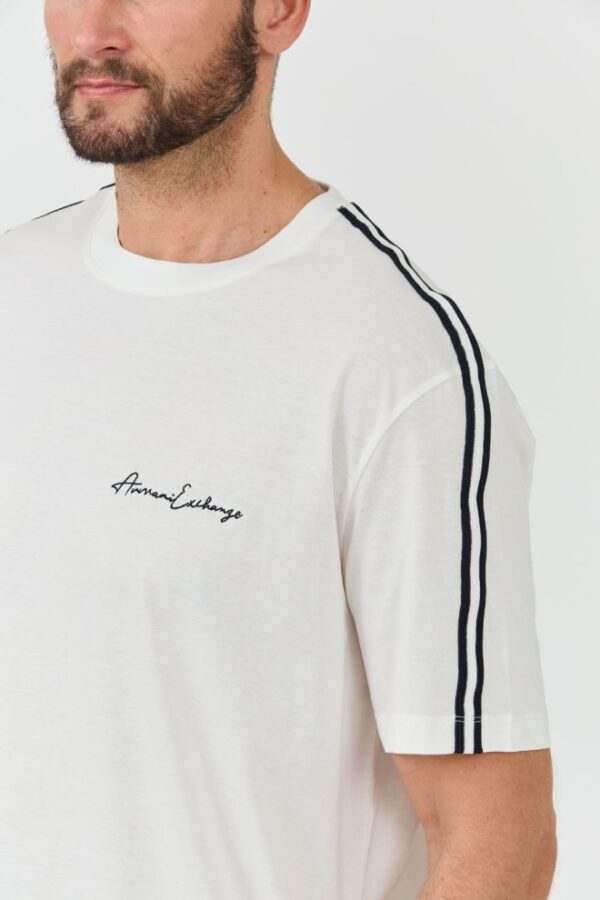 ARMANI EXCHANGE Biały męski t-shirt