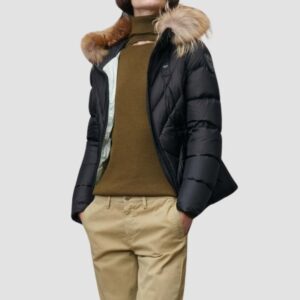 ff091a2d39a237361b89a86940fbd101a0df589b BLAUER Czarna kurtka damska Alicia Short Jackets