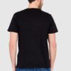 GUESS Czarny bawełniany męski T-shirt slim fit