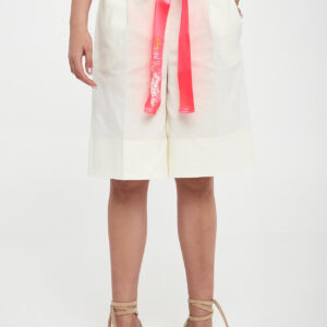 ff3ba2deccdfb538ca1ab24a519b50a6d655351a Szorty damskie z lnem TWISNET ACTITUDE