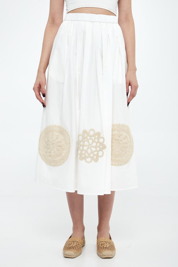 Spódnica midi z haftem Orme WEEKEND MAX MARA
