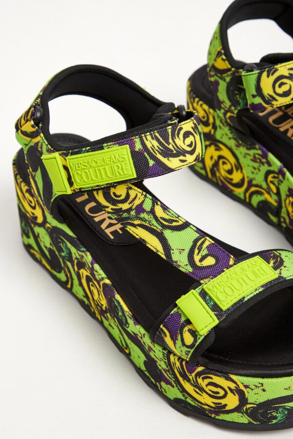 Sandały damskie na platformie VERSACE JEANS COUTURE