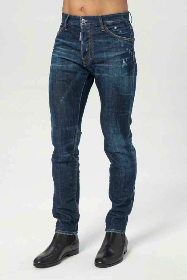 DSQUARED2 Męskie granatowe jeansy cool guy jean, Rozmiar 50